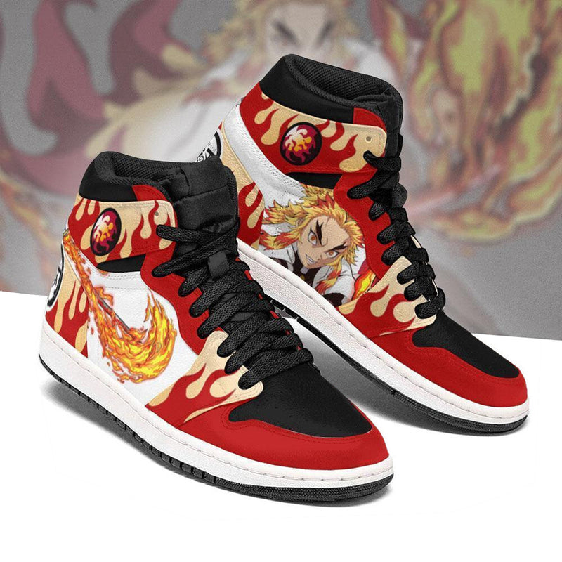 Rengoku Sneakers Custom Demon Slayer Anime Shoes