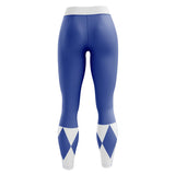 Blue Ranger Mighty Morphin Power Rangers Custom Unisex Leggings Spats Training Tights