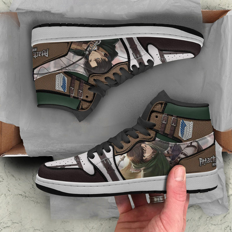 Anime Shoes Attack On Titan Levi Ackerman