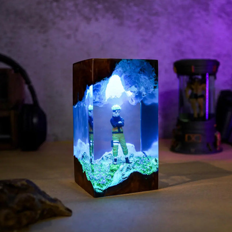 Naruto Epoxy Resin Lamp, Night Light