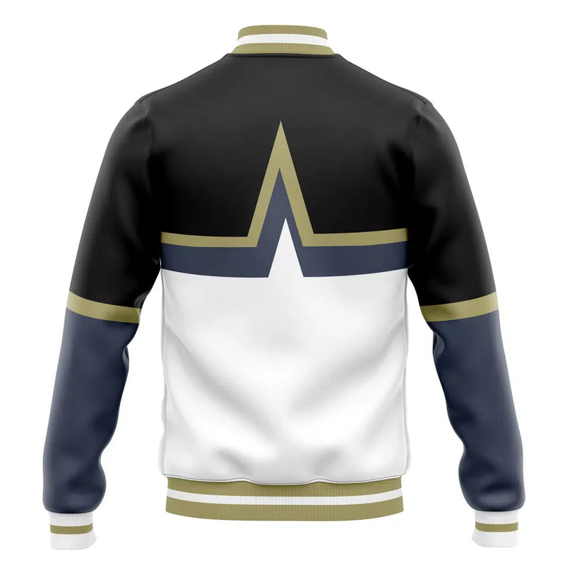 Black Bulls Black Clover Varsity Jacket