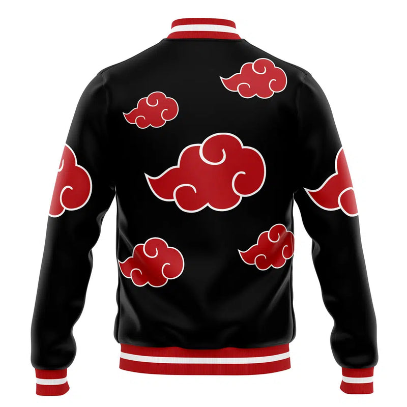 Akatsuki Pattern Naruto Varsity Jacket