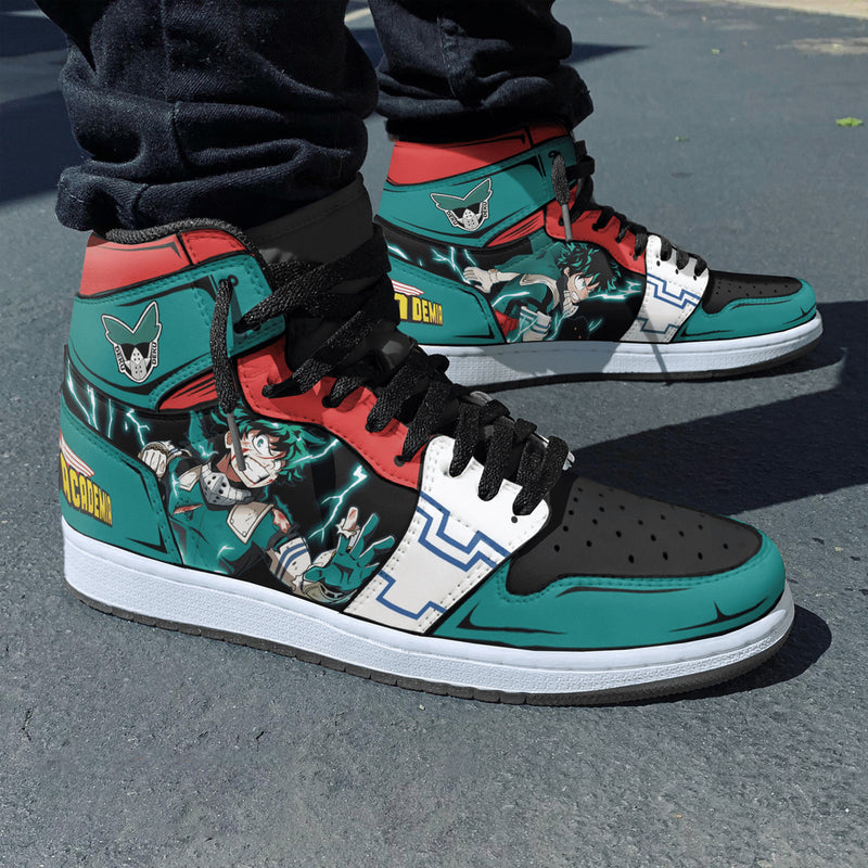 My Hero Academia Deku Shoes Custom Anime Boot Sneakers