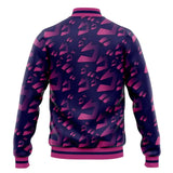 Menacing Aura Pattern Jojo’s Bizarre Adventure Varsity Jacket