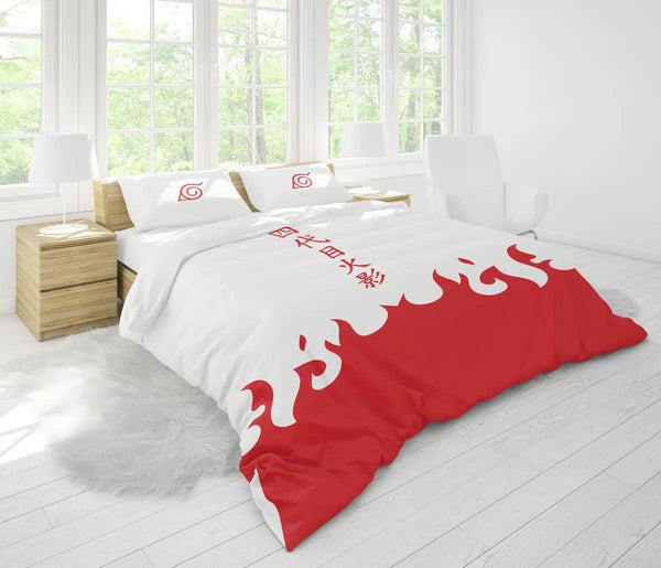 4th Hokage Cloak Naruto Bedding Set