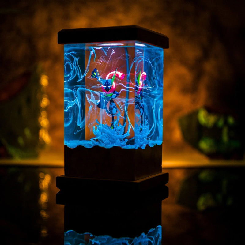 Pokemon Greninja Epoxy Resin Lamp, Night Light