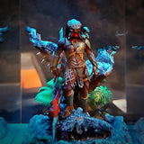 Predator Alien Space Monster Diorama Epoxy Resin Lamp, Night Light, Wireless Lights