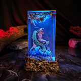 Mythology Hercules vs Hydra Diorama Epoxy Resin Lamp, Night Light, Wireless Lights