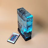 Whales Mythical Ancient Relics Undersea Ocean Diorama Epoxy Resin Lamp, Night Light, Wireless Lights