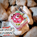 Toy Story Lotso Huggin Bear Artisan Keycaps Epoxy Resin