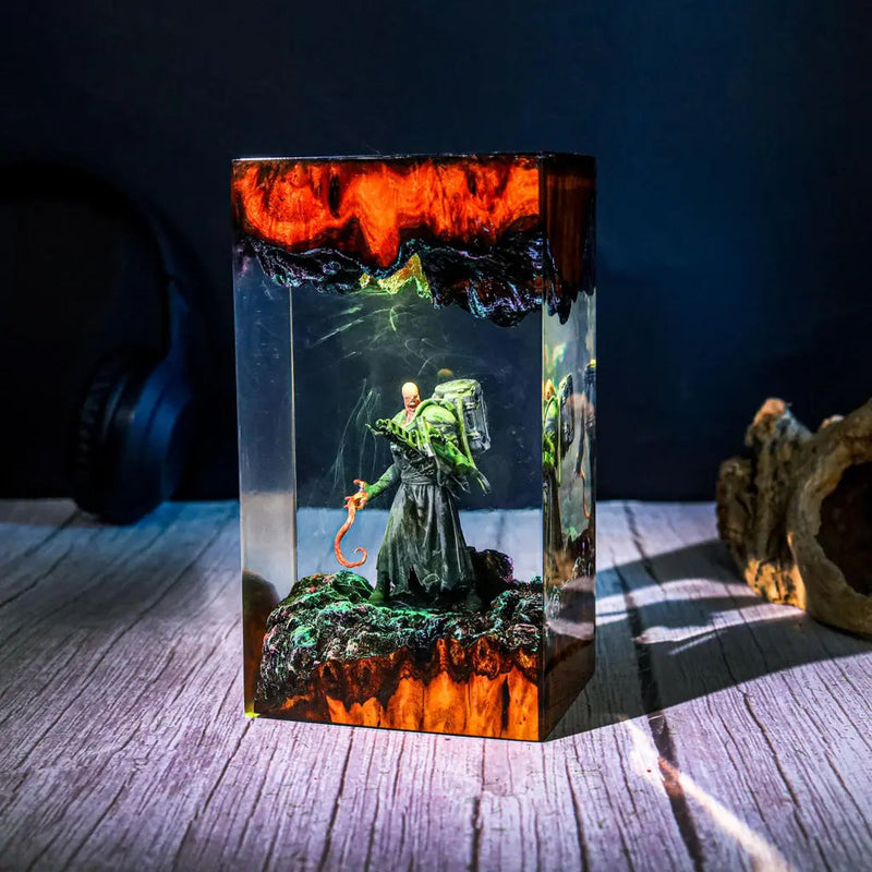 Nemesis Resident Evil Epoxy Resin Lamp, Night Light