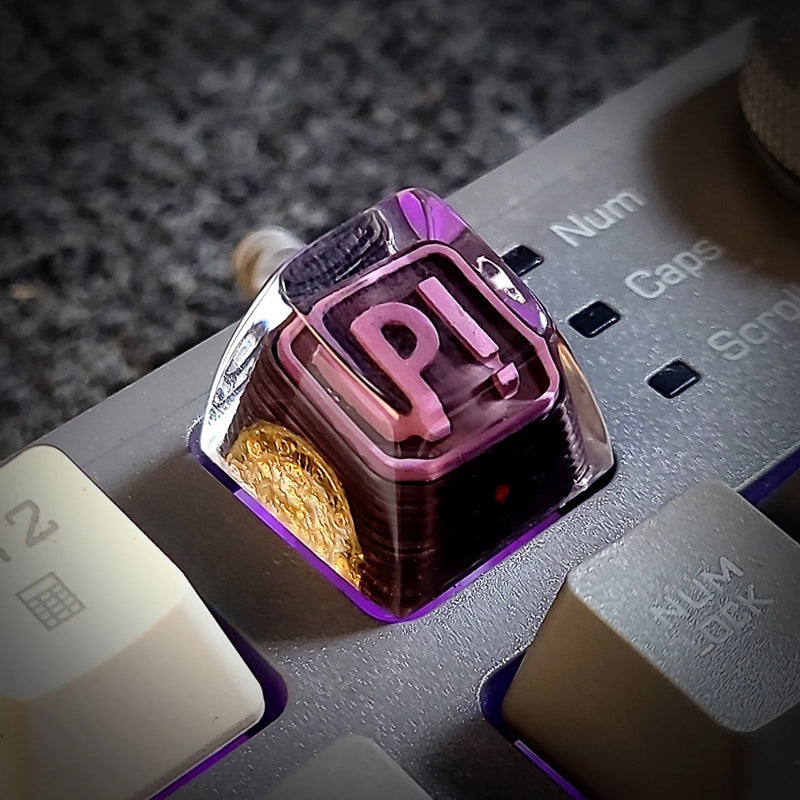 Adobe Ps Ai Lr Pr Ae PI Br Artisan Keycaps Epoxy Resin