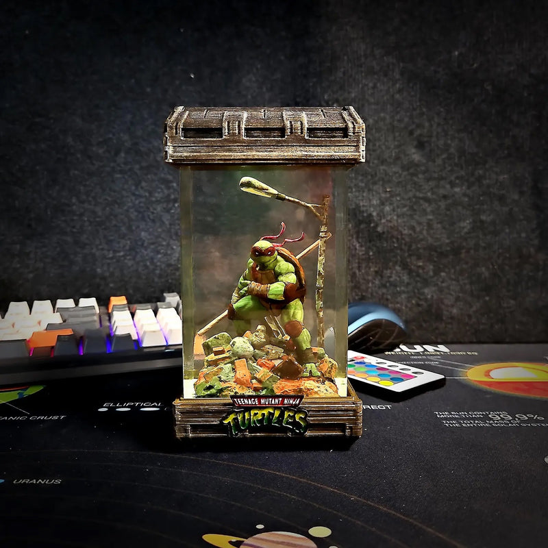 Teenage Mutant Ninja Turtles Donatello Diorama Epoxy Resin Lamp, Night Light, Wireless Lights