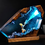 Dragon Ball Goku Super Saiyan Epoxy Resin Lamp, Night Light