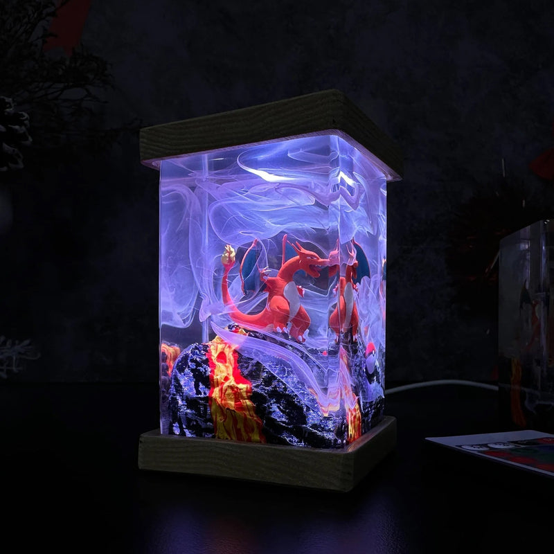 Pokemon Charizard Epoxy Resin Lamp, Night Light