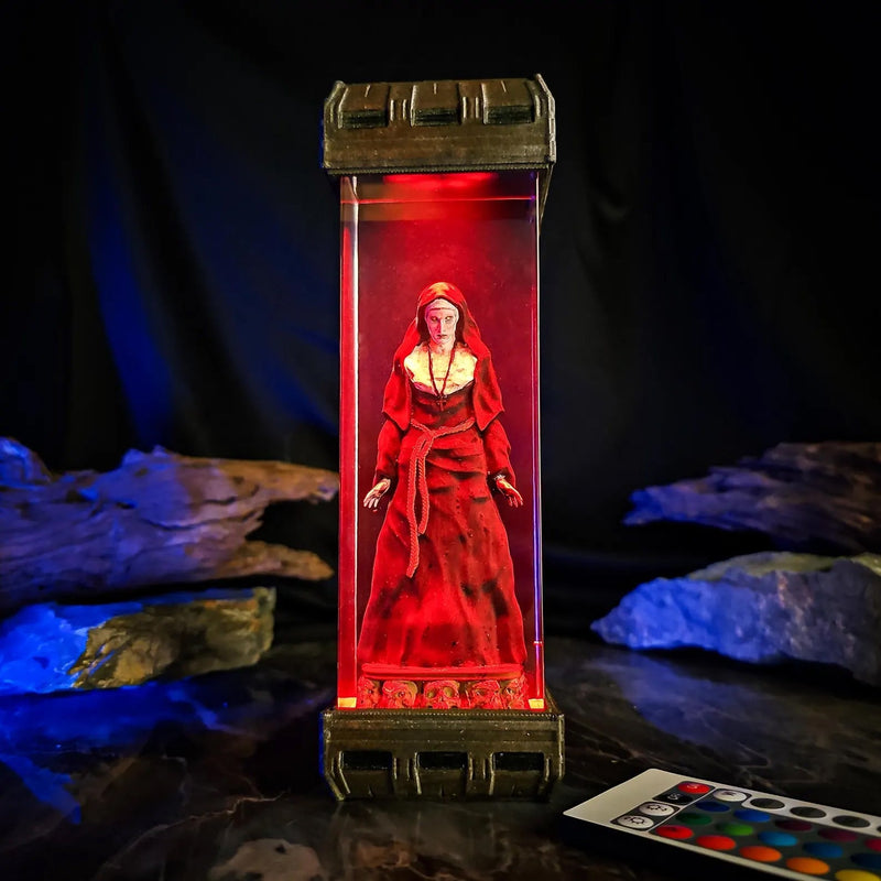 The Conjuring Valak The Nun Diorama Epoxy Resin Lamp, Night Light, Wireless Lights