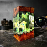 Pokemon Alohan Vulpix Epoxy Resin Lamp, Night Light