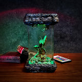 Xenomorph Alien Space Monster Diorama Epoxy Resin Lamp, Night Light, Wireless Lights