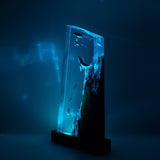 Humpback Whales & Divers & Turtle - High Quality Epoxy Resin Lamp