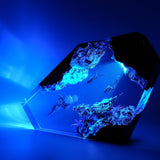 Whale Shark, Divers & Shipwreck - High Quality Epoxy Resin Lamp