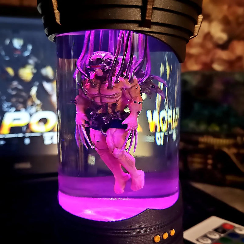 MCU X Men Wolverine Healing Chamber Incubator Epoxy Resin Lamp, Night Light, Wireless Lights