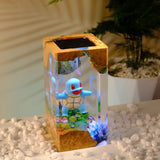 Pokemon Squirtle Epoxy Resin Lamp, Night Light