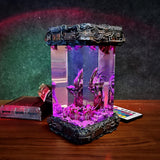 Xenomorph Alien Space Monster Diorama Epoxy Resin Lamp, Night Light, Wireless Lights