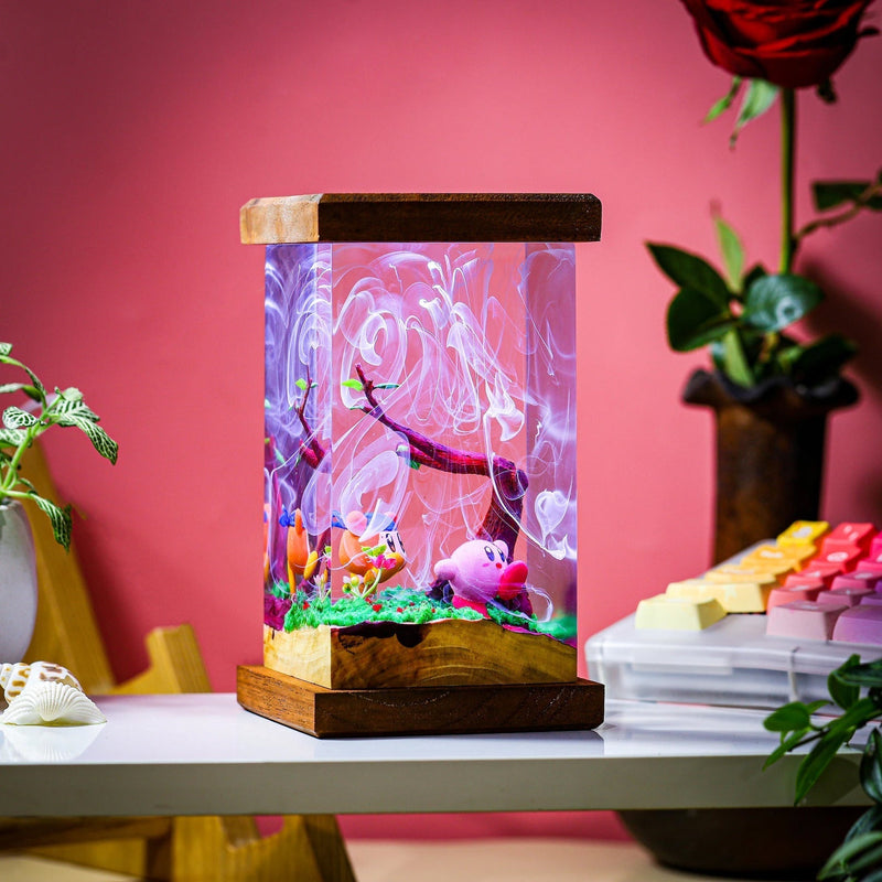 Kirby Epoxy Resin Lamp, Night Light