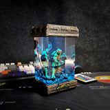 Teenage Mutant Ninja Turtles Michelangelo Diorama Epoxy Resin Lamp, Night Light, Wireless Lights