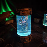 Xenomorph Alien Space Monster Healing Chamber Incubator Epoxy Resin Lamp, Night Light, Wireless Lights