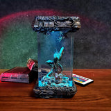 Xenomorph Alien Space Monster Diorama Epoxy Resin Lamp, Night Light, Wireless Lights