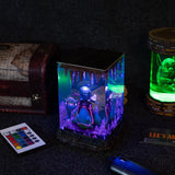 Star Wars Din Djarin The Mandalorian Baby Yoda Epoxy Resin Lamp, Night Light, Wireless Lights