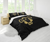 Black Bulls Black Clover Bedding Set