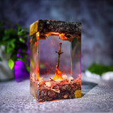 Bonfire Dark Souls Epoxy Resin Lamp, Night Light