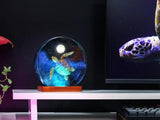 Universe Galaxy Turtle Moon Theme Diorama Epoxy Resin Lamp, Night Light