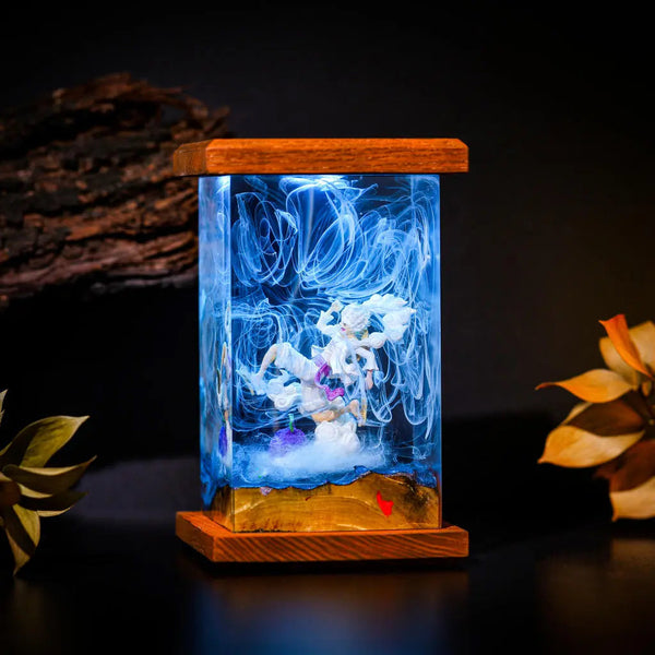 Luffy Gear 5 One Piece Epoxy Resin Lamp, Night Light