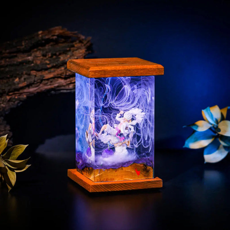 Luffy Gear 5 One Piece Epoxy Resin Lamp, Night Light