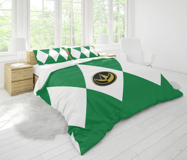 Green Ranger Mighty Morphin Power Rangers Bedding Set