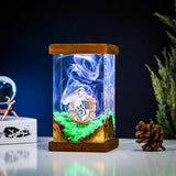 Hufflepuff Harry Potter Epoxy Resin Lamp, Night Light