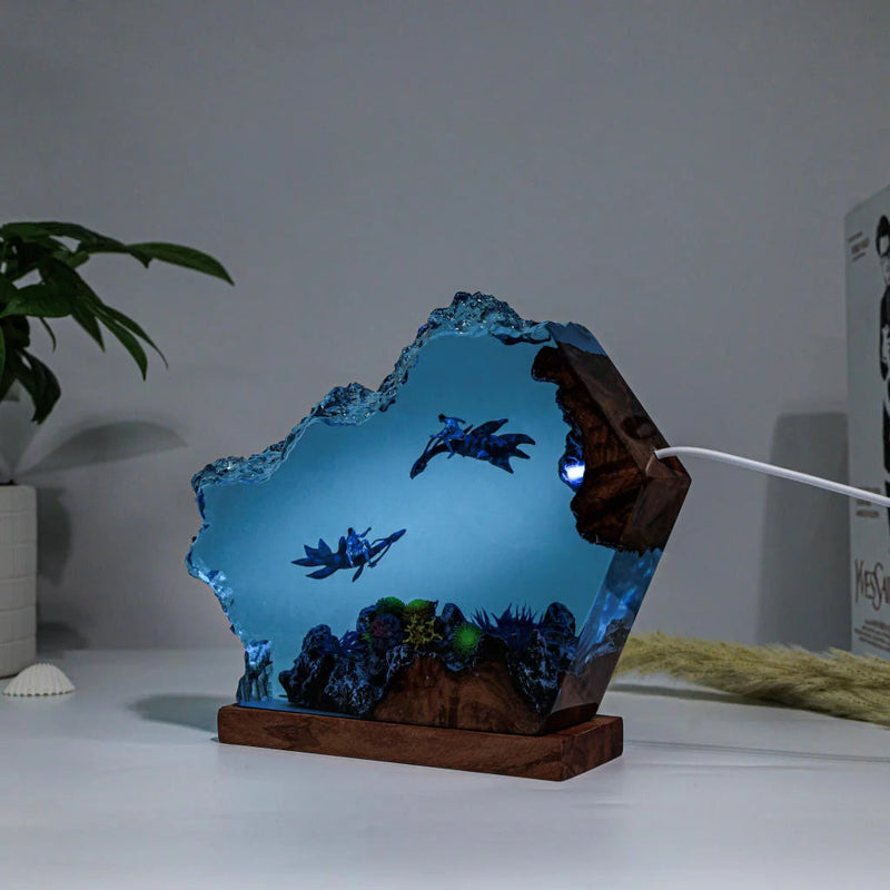 Ilu Avatar 2 Epoxy Resin Lamp, Night Light