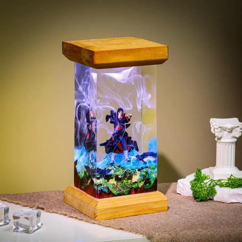 Itachi Uchiha Naruto Epoxy Resin Lamp, Night Light