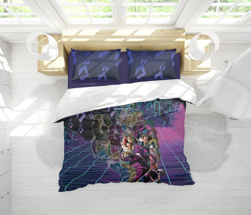 Kujo Jotaro Jojo’s Bizarre Adventure Bedding Set