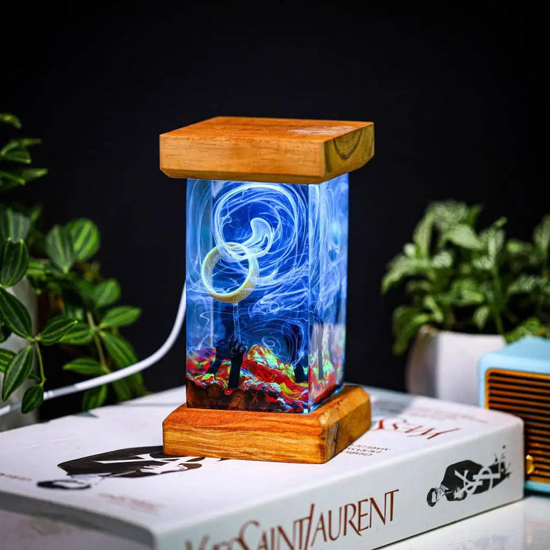 LOTR Lord Of Rings The One Ring Longing Hands Epoxy Resin Lamp, Night Light