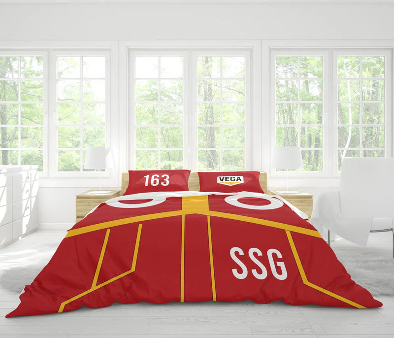 Luffy Egghead Outfit Pattern One Piece Bedding Set