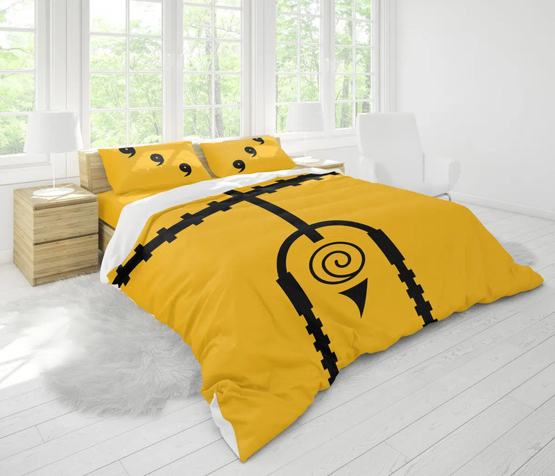 Nine-Tails Chakra Mode Naruto Bedding Set