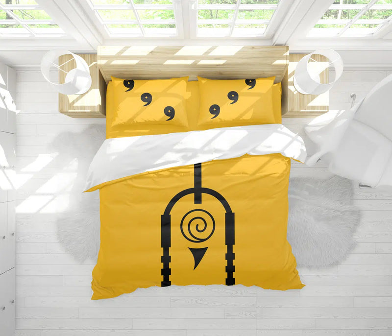 Nine-Tails Chakra Mode Naruto Bedding Set