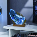 Orcas and Sea Turtles  Undersea Ocean Diorama Epoxy Resin Lamp, Night Light