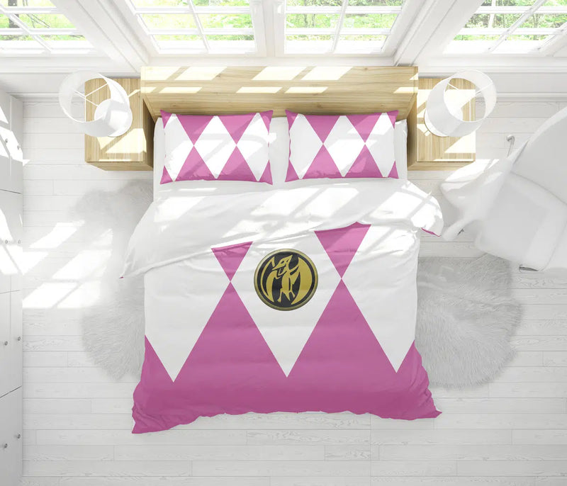 Pink Ranger Mighty Morphin Power Rangers Bedding Set