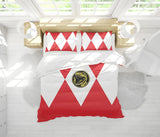 Red Ranger Mighty Morphin Power Rangers Bedding Set