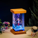 Usagi Sailor Moon Epoxy Resin Lamp, Night Light